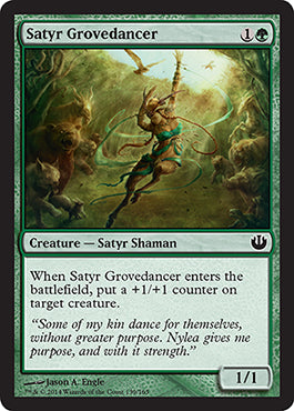 Satyr Grovedancer (Journey into Nyx) Light Play Foil