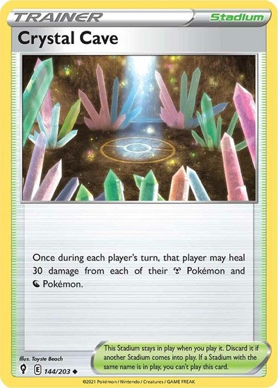 Crystal Cave (SWSH07: Evolving Skies) Light Play