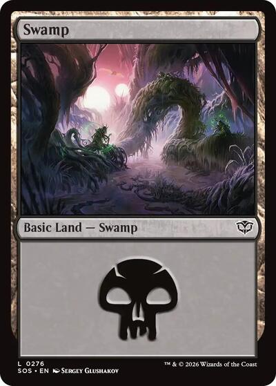 Swamp (0276) (Secrets of Strixhaven) Light Play