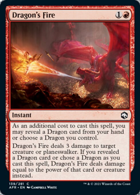 Dragon's Fire (Adventures in the Forgotten Realms) Light Play