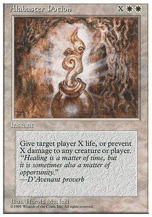 Alabaster Potion (4th Edition) Light Play