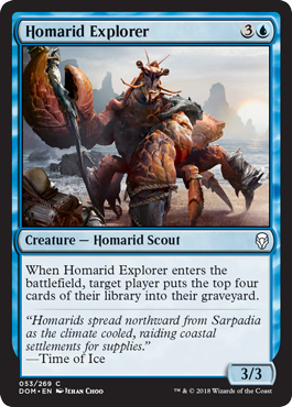 Homarid Explorer (Dominaria) Light Play