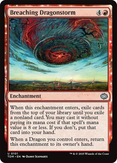Breaching Dragonstorm (Tarkir: Dragonstorm) Light Play