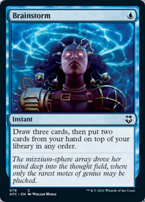 Brainstorm (Commander 2021 Forgotten Realms) Light Play