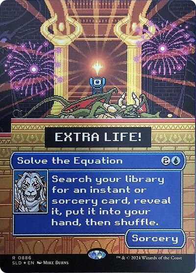 Solve the Equation (0886) (Rainbow Foil) (Secret Lair) Light Play Foil