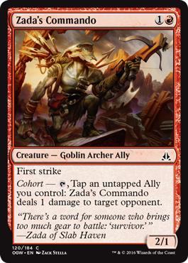 Zada's Commando (Oath of the Gatewatch) Light Play
