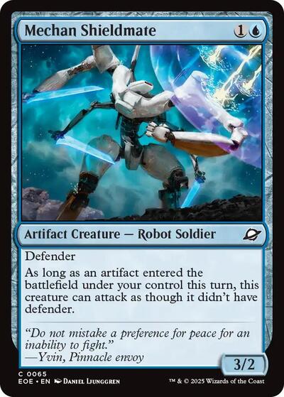 Mechan Shieldmate (Edge of Eternities) Light Play Foil