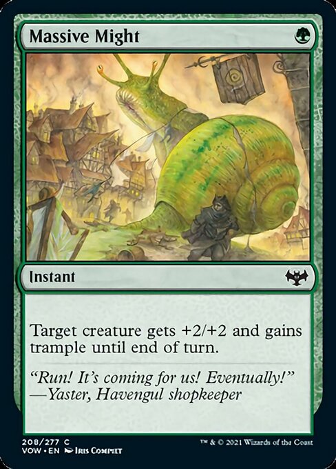 Massive Might (Innistrad: Crimson Vow) Light Play