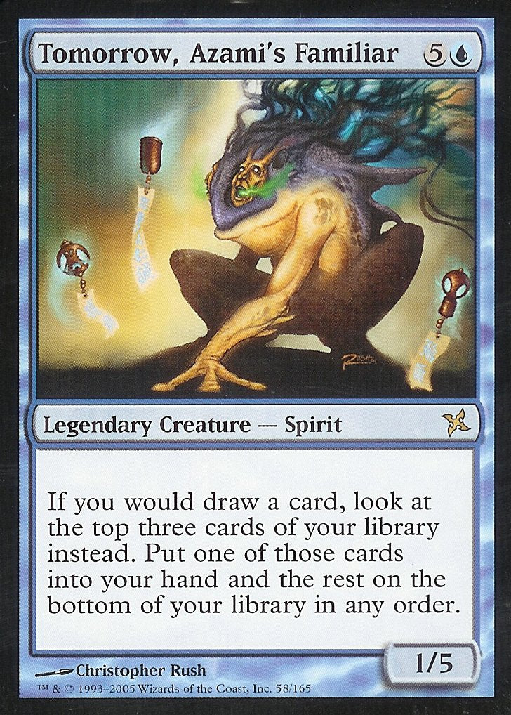 Tomorrow, Azami's Familiar (Betrayers of Kamigawa) Medium Play