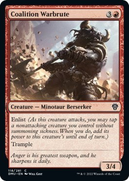 Coalition Warbrute (Dominaria United) Light Play