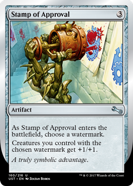 Stamp of Approval (Unstable) Light Play