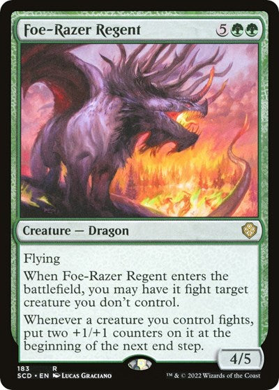 Foe-Razer Regent (Commander 2022 Starter Decks) Light Play