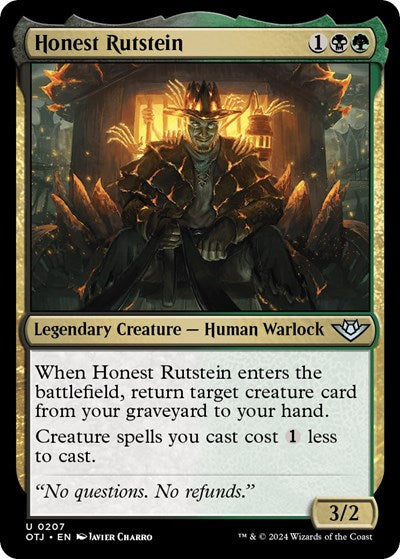 Honest Rutstein (Outlaws of Thunder Junction) Light Play Foil