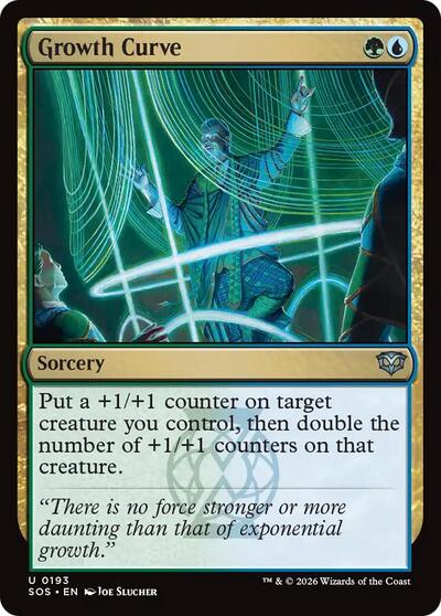 Growth Curve (Secrets of Strixhaven) Light Play Foil