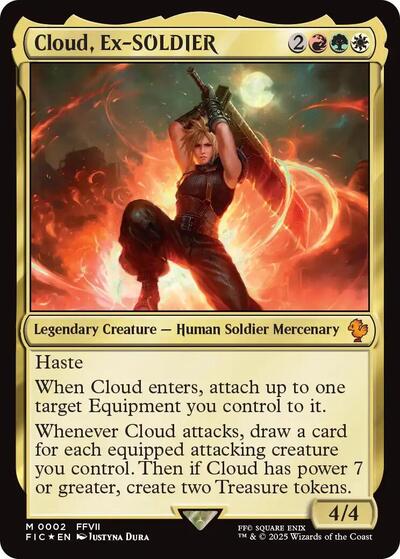 Cloud, Ex-SOLDIER (Commander: FINAL FANTASY) Light Play