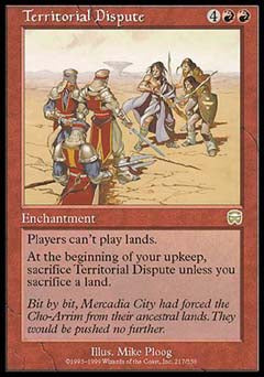 Territorial Dispute (Mercadian Masques) Medium Play