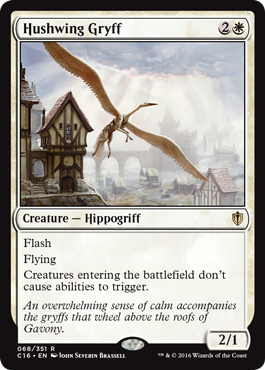 Hushwing Gryff (Commander 2016 Edition) Damaged / Poor
