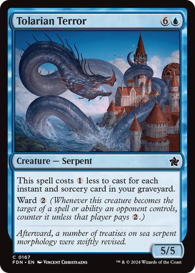 Tolarian Terror (Foundations) Light Play