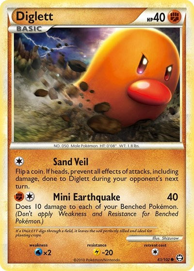 Diglett (Triumphant) Medium Play