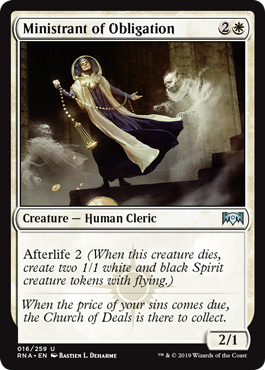 Ministrant of Obligation (Ravnica Allegiance) Light Play