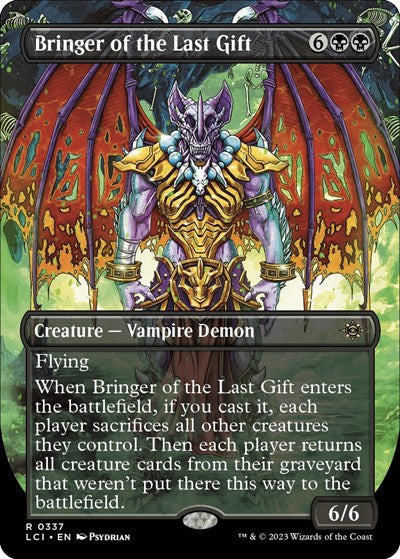 Bringer of the Last Gift (Borderless) (The Lost Caverns of Ixalan) Light Play