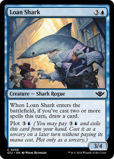 Loan Shark (Outlaws of Thunder Junction) Light Play Foil