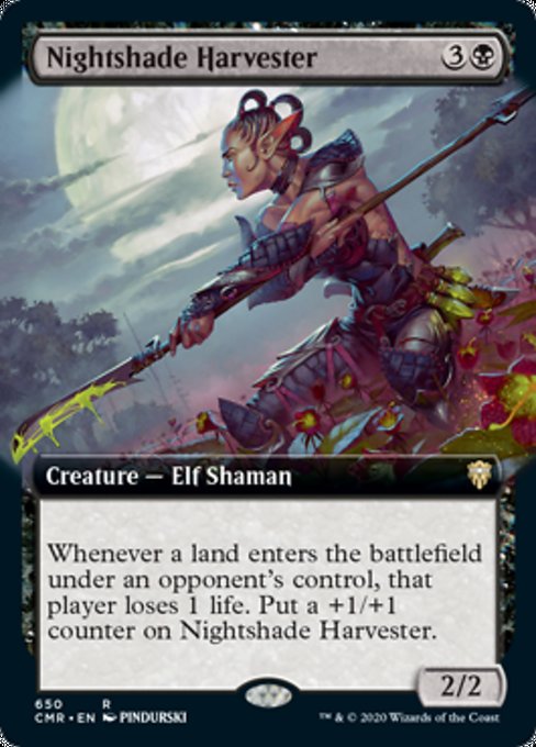 Nightshade Harvester (Extended Art) (Commander Legends) Near Mint Foil