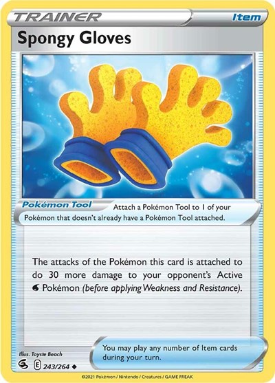 Spongy Gloves (SWSH08: Fusion Strike) Light Play