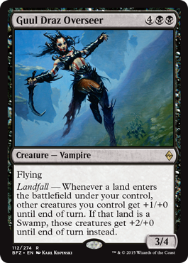 Guul Draz Overseer (Battle for Zendikar) Light Play
