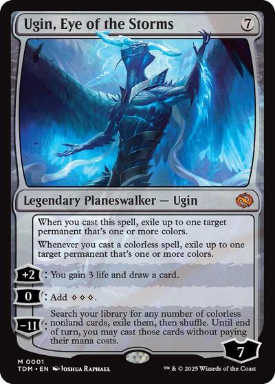 Ugin, Eye of the Storms (Tarkir: Dragonstorm) Light Play