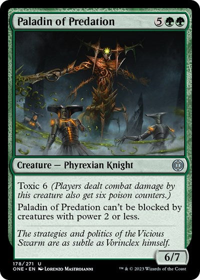 Paladin of Predation (Phyrexia: All Will Be One) Light Play Foil