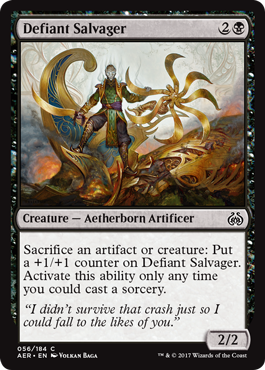 Defiant Salvager (Aether Revolt) Light Play