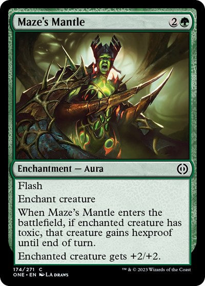 Maze's Mantle (Phyrexia: All Will Be One) Light Play Foil