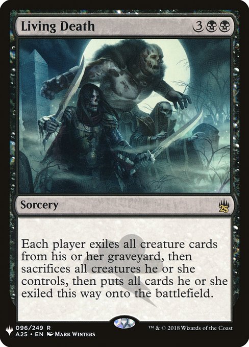 Living Death (Mystery Booster) Light Play