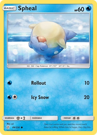 Spheal - 49 (SM - Cosmic Eclipse) Medium Play
