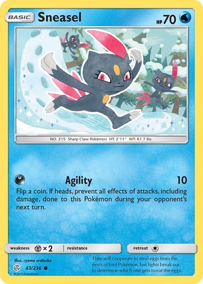 Sneasel (SM - Cosmic Eclipse) Heavy Play