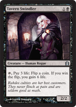 Tavern Swindler (Return to Ravnica) Light Play