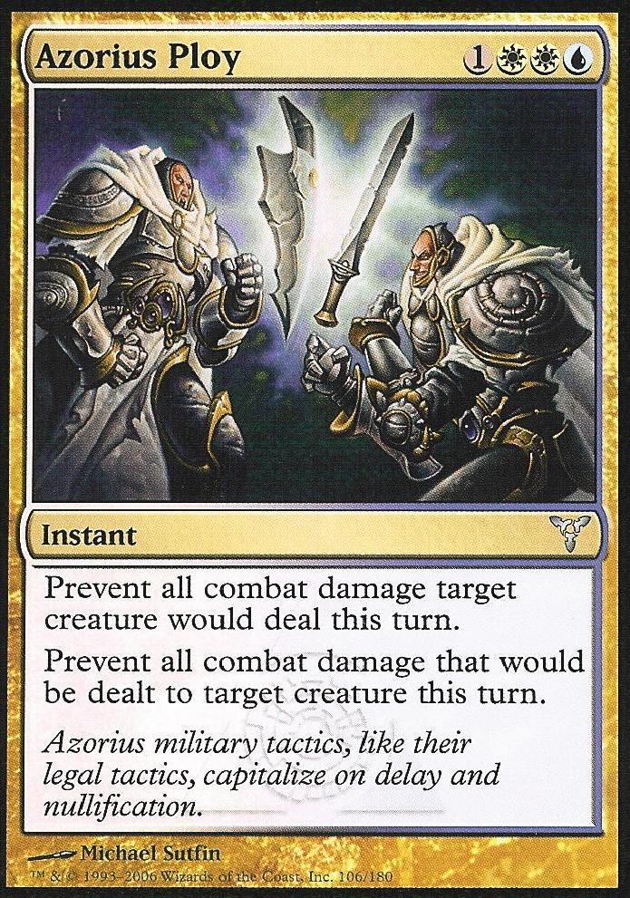 Azorius Ploy (Dissension) Light Play