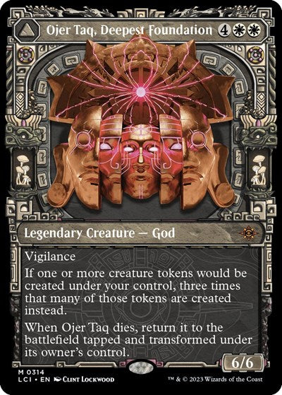Ojer Taq, Deepest Foundation (Showcase) (The Lost Caverns of Ixalan) Near Mint Foil