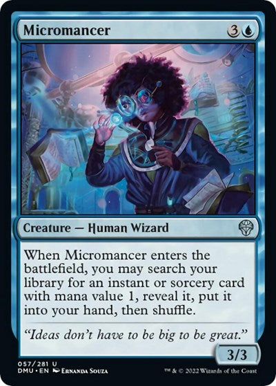 Micromancer (Dominaria United) Light Play Foil
