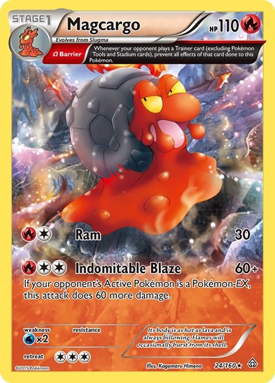 Magcargo (Omega) (XY - Primal Clash) Light Play