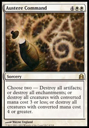 Austere Command (Commander) Light Play