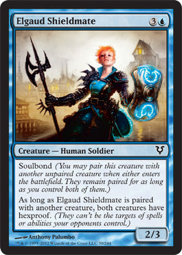 Elgaud Shieldmate (Avacyn Restored) Light Play Foil