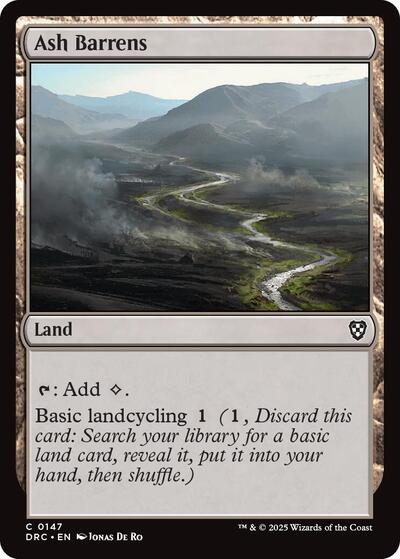 Ash Barrens (Commander: Aetherdrift) Light Play