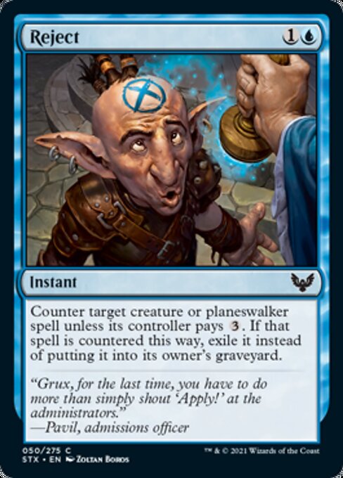 Reject (Strixhaven) Light Play Foil