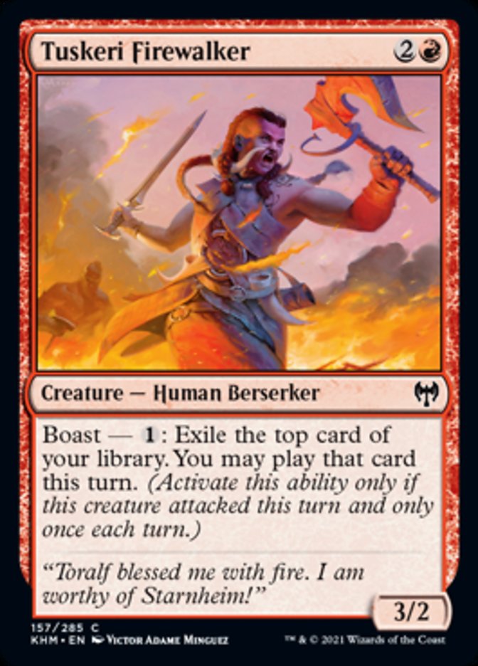 Tuskeri Firewalker (Kaldheim) Light Play