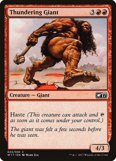 Thundering Giant (Welcome Deck 2017) Light Play