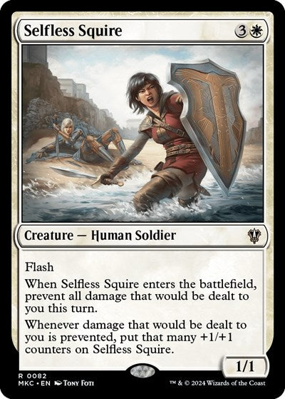 Selfless Squire (Commander: Murders at Karlov Manor) Light Play