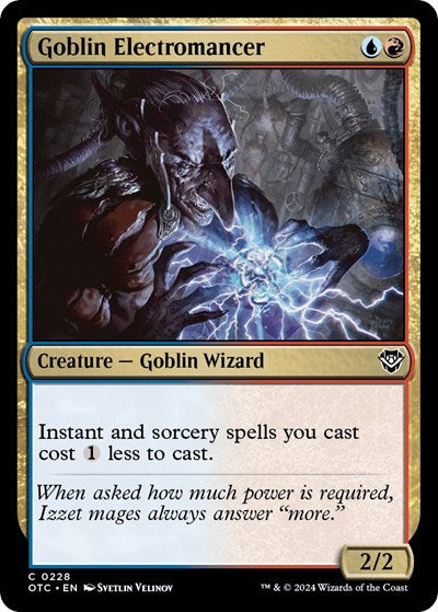 Goblin Electromancer (Commander: Outlaws of Thunder Junction) Light Play