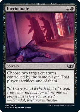 Incriminate (Streets of New Capenna) Light Play